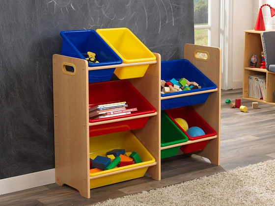 Полка KidKraft из 7 частей с ящиками для хранения