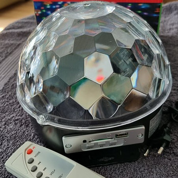 LED RGB Diskokera (mikrofoni ja mp3 võimalusega)