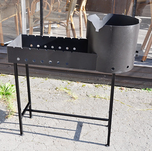 Grill pliidiga pada jaoks 12L d370mm, 90X32x12cm (4 foto / 6)