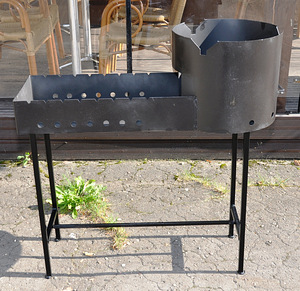 Grill aljuga pada jaoks 16l d400mm, 100X32x12cm (2 foto / 6)
