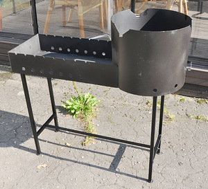 Grill aljuga pada jaoks 16l d400mm, 100X32x12cm (3 foto / 6)