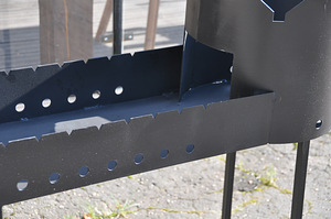 Grill aljuga pada jaoks 16l d400mm, 100X32x12cm (6 foto / 6)