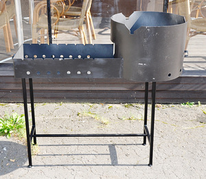 Grill ahjuga pada jaoks 22L d470mm, 110x32x12cm (1 foto / 6)