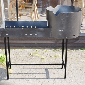 Grill ahjuga pada jaoks 22L d470mm, 110x32x12cm