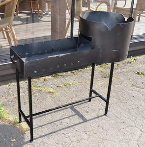 Grill ahjuga pada jaoks 22L d470mm, 110x32x12cm (2 foto / 6)