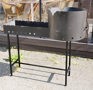 Grill ahjuga pada jaoks 22L d470mm, 110x32x12cm (4 foto / 6)
