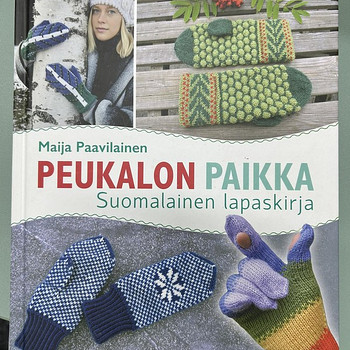 Книга по рукоделию на финском языке "Peukalon paikka"