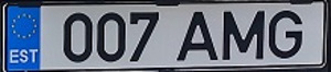 Продается регистрационный номер автомобиля. 007AMG (1 фото из 1)