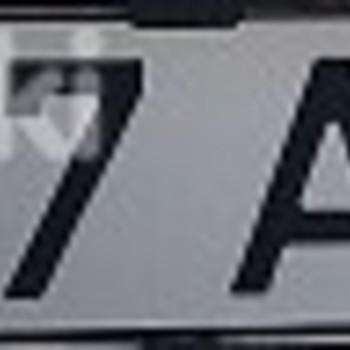 Müüa auto registreerimismärk. 007AMG
