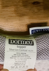 Kattemadrats Dormeo Silver-ion Contour 90x200 (2 foto / 2)