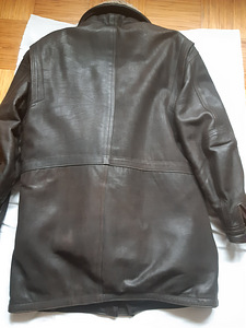 Кожанная куртка,тёплая XL (4 фото из 7)