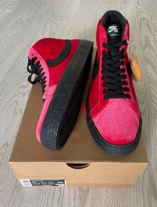 Nike SB Zoom Blazer Mid ISO RED (4 фото из 4)