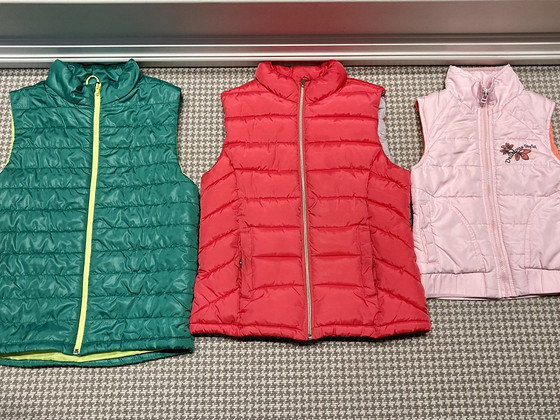 H&M, Zara vest erinevad suurused