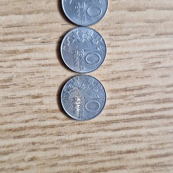 Soome pennid 3 tükki.