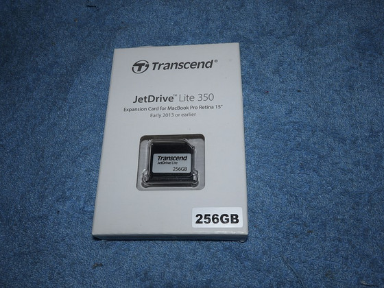 For Apple MacBook pro Retina 15" : JetDrive Lite 350 256GB