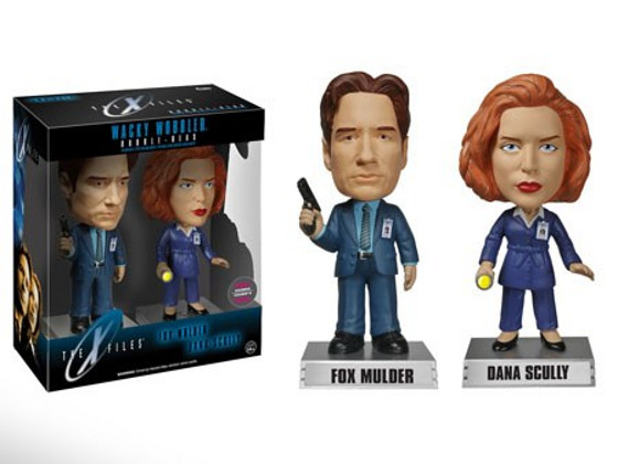 The X-Files Funko Wacky Wobbler Fox Mulder & Dana Scully Bob
