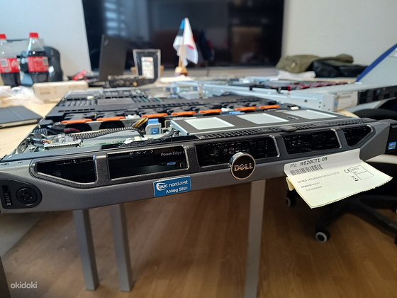 DELL R620, 1*E5-2620, 8gb ram, DVD RW, 1 aasta garantii
