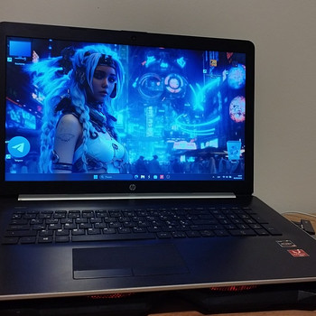 Ноутбук HP 17,3" HD+ Ryzen 5 3500U / 8 ГБ DDR4 / 1Tb+256 ГБ