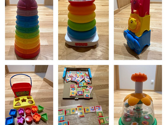 Fisher price (7шт), chicco (1шт), продаю все вместе
