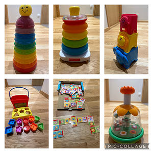 Fisher price (7шт), chicco (1шт), продаю все вместе (1 фото из 10)