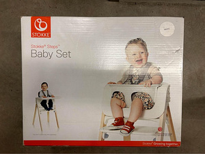 Детский набор и поднос Stokke® Steps™ (белый) / Забрать в Каламая (3 фото из 4)
