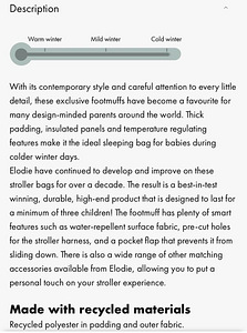 Elodie Details Stroller Footmuff / в Каламая (7 фото из 8)
