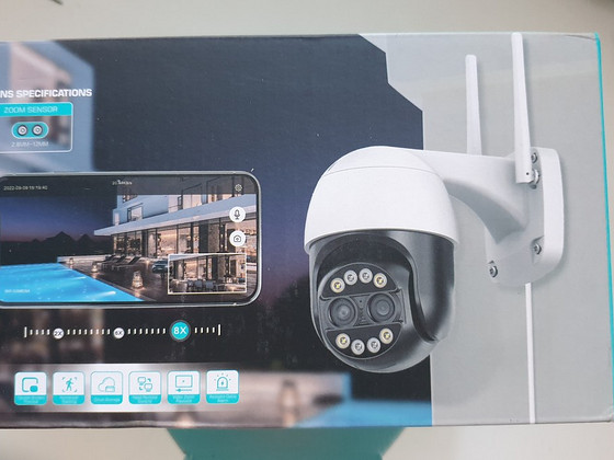 Двухобъективная 4MP+4MP IP-камера с 8-кратным зумом