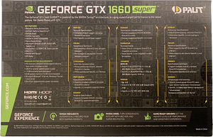 PALIT GEFORCE GTX 1660 SUPER 6GB (3 фото из 4)