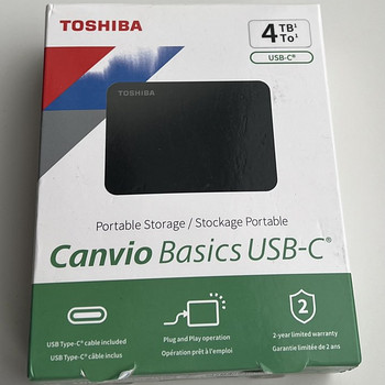 Toshiba Canvio Basics USB-C 4TB , Black