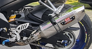 Summuti YOSHIMURA R-77 paar Suzuki GSX-R1000 2007-2008 jaoks (2 foto / 3)