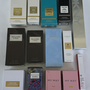 Dior , Chanel , Versace , Boss , Burberry , Tom Ford , CK