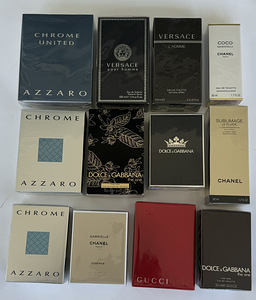 Dior , Chanel , Versace , Boss , Burberry , Tom Ford , CK (3 foto / 8)