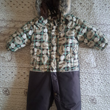 Детский зимний комбинзон