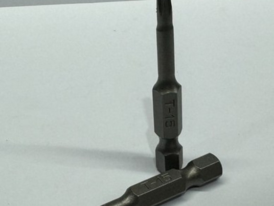 Биты для шуруповёрта, t15; 50мм, Kruviotsik Torx Grip;T15;