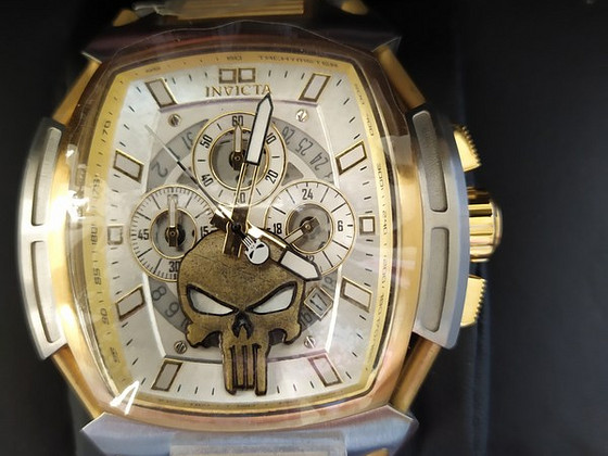 INVICTA Marvel Punisher Limited Edition Gold 37617.