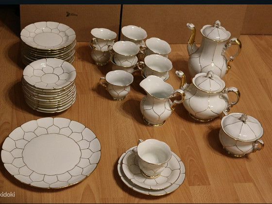 Легендарный сервиз фaрфорoвoгo дoмa Meissen антиквариат