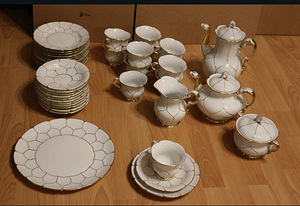 Легендарный сервиз фaрфорoвoгo дoмa Meissen антиквариат (1 фото из 10)