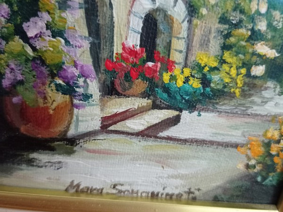 Картина маслом 31*26 Итальянский сюжет