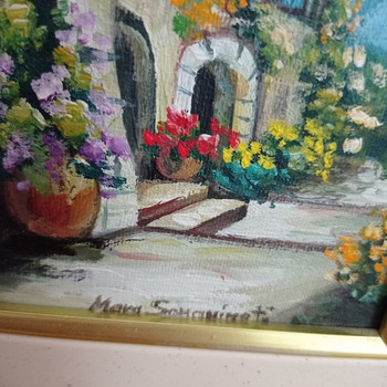 Картина маслом 31*26 Итальянский сюжет
