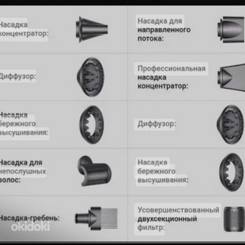 Фен насадки Dyson