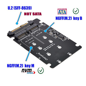 Адаптер SSD Chenyang U.2 SFF-8639 M.2 (9 фото из 10)