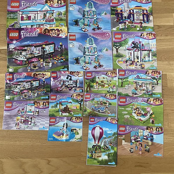 Lego Friends legokomplektid koos juhendiga 20 kmpl