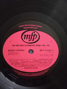 Manfred Mann "The Very Best Of Manfred Mann 1963-1966" UK (2 foto / 4)