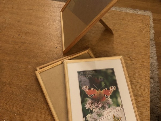 Рамки для фотографий 4 шт., 21x29,7см, деревянные