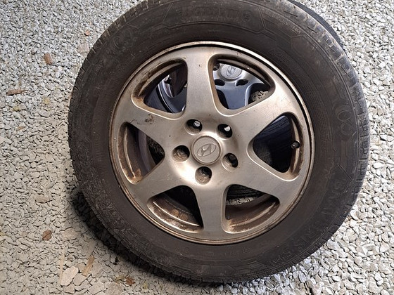 Hyundai Sonata 2007 диски с резиной
