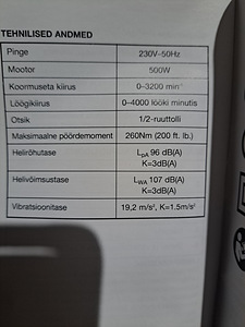 Elektriline mutrivõti / Elektriline mutrivõti (3 foto / 4)