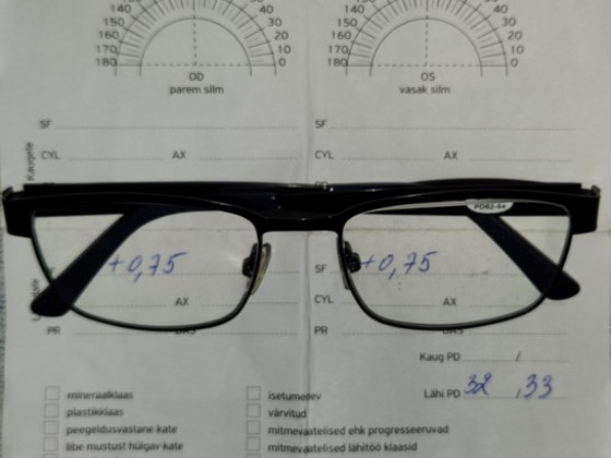 Prillid DbyD 0.75 dioptrit