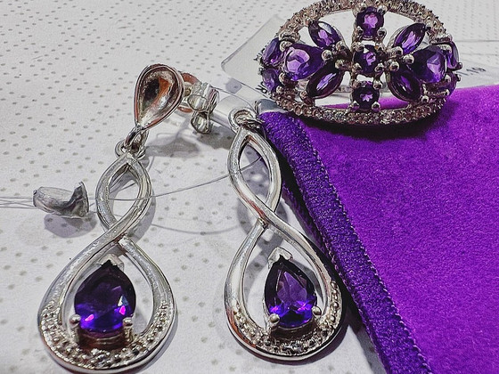 Серьги и кольцо