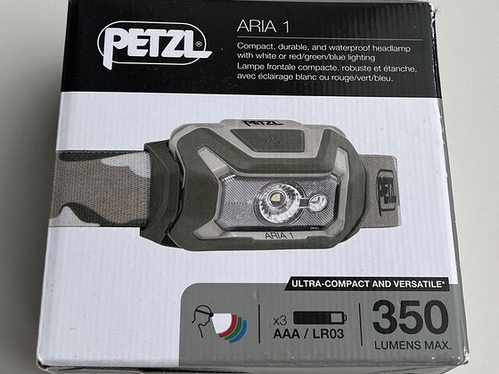 Petzl Aria 1 350lm , Green Camo