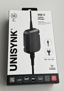 Unisynk USB-C Laptop Charger 65W , Black (1 foto / 3)